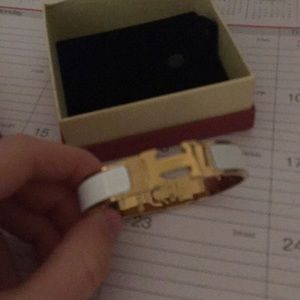 Hermès White Bracelet